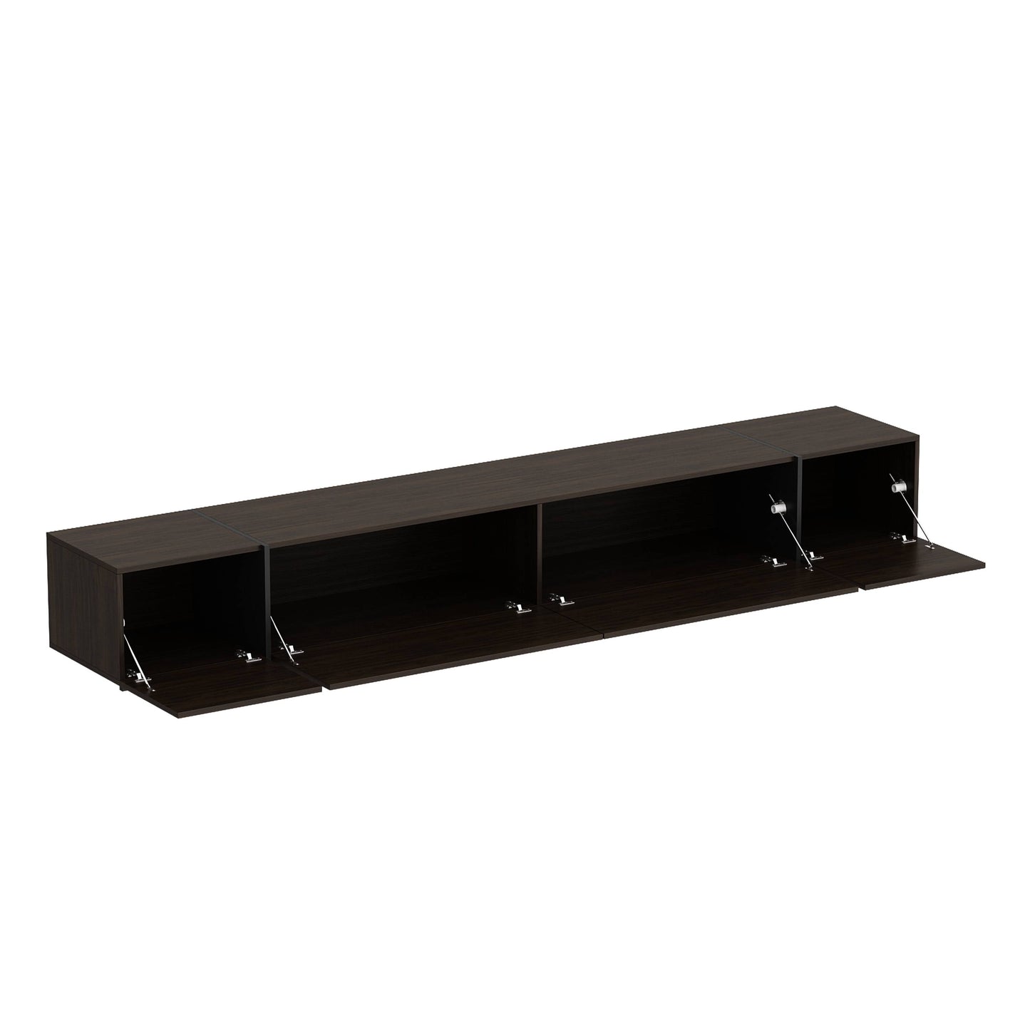 FUFU&GAGA Modern/Contemporary Brown Tv Cabinet (Accommodates TVs more than 70-in)