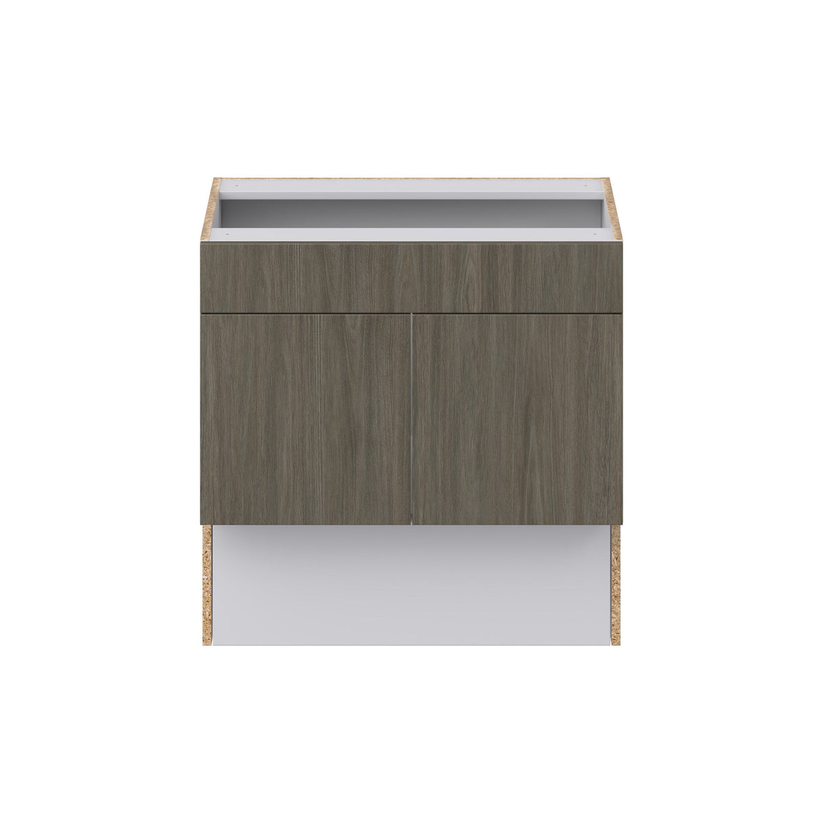Hugo&Borg Savane 30-in W x 30-in H x 21-in D Textmel Base Fully Assembled Cabinet (Flat Panel Slab Door Style)