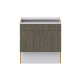 Hugo&Borg Savane 30-in W x 30-in H x 21-in D Textmel Base Fully Assembled Cabinet (Flat Panel Slab Door Style)