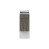 Hugo&Borg Savane 12-in W x 30-in H x 21-in D Textmel 4-Drawer Base Fully Assembled Cabinet (Flat Panel Style)
