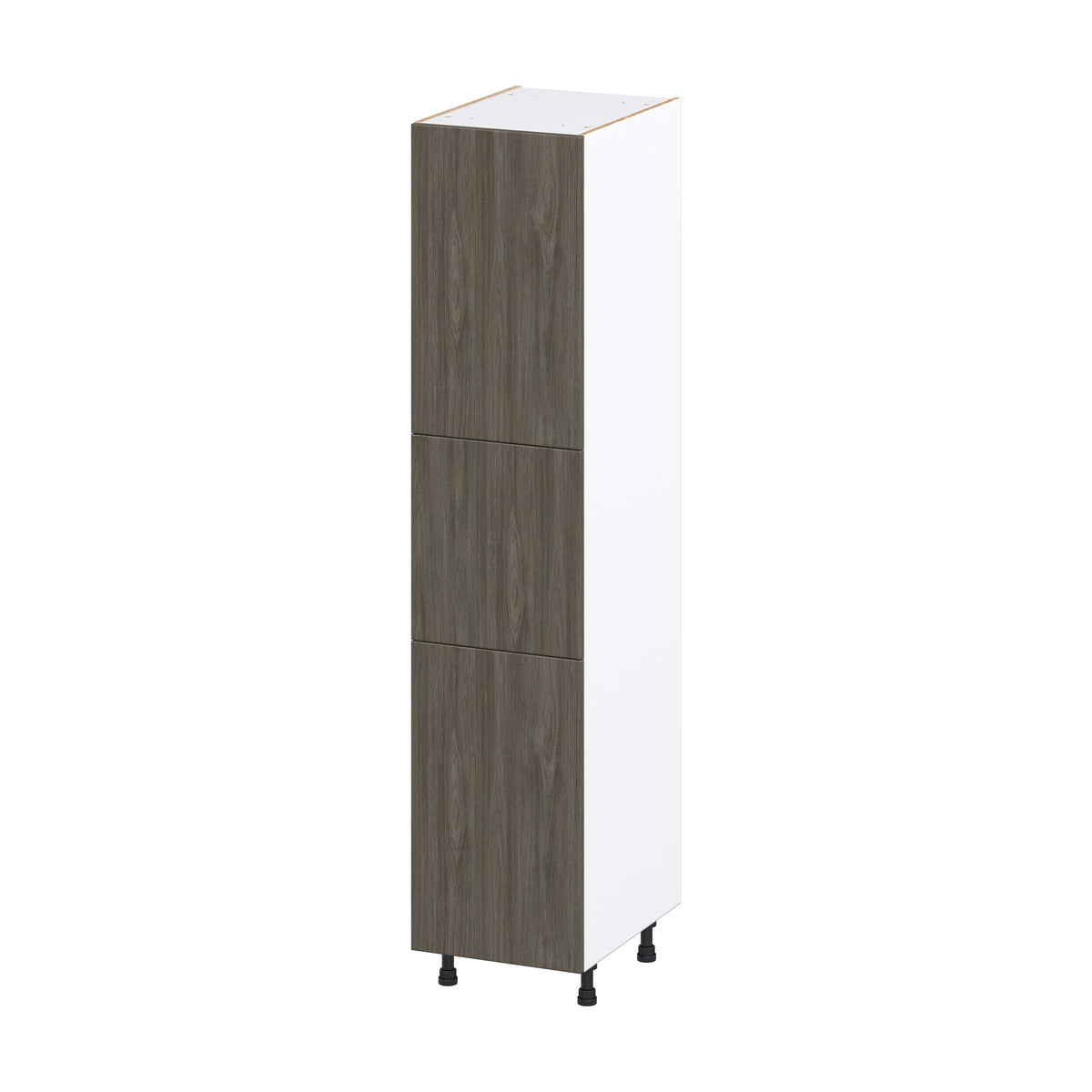 Hugo&Borg Savane 18-in W x 84.5-in H x 24-in D Textmel Pantry Fully Assembled Cabinet (Flat Panel Slab Door Style)