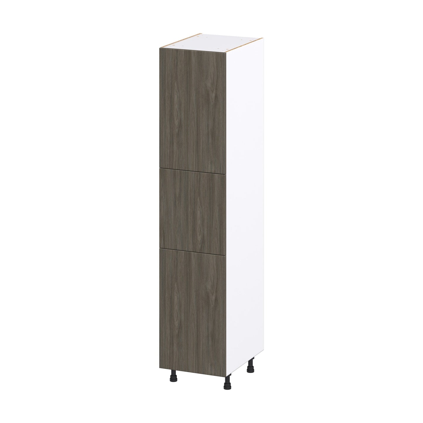 Hugo&Borg Savane 18-in W x 84.5-in H x 24-in D Textmel Pantry Fully Assembled Cabinet (Flat Panel Slab Door Style)