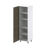Hugo&Borg Savane 24-in W x 84.5-in H x 24-in D Textmel Pantry Fully Assembled Cabinet (Flat Panel Slab Door Style)