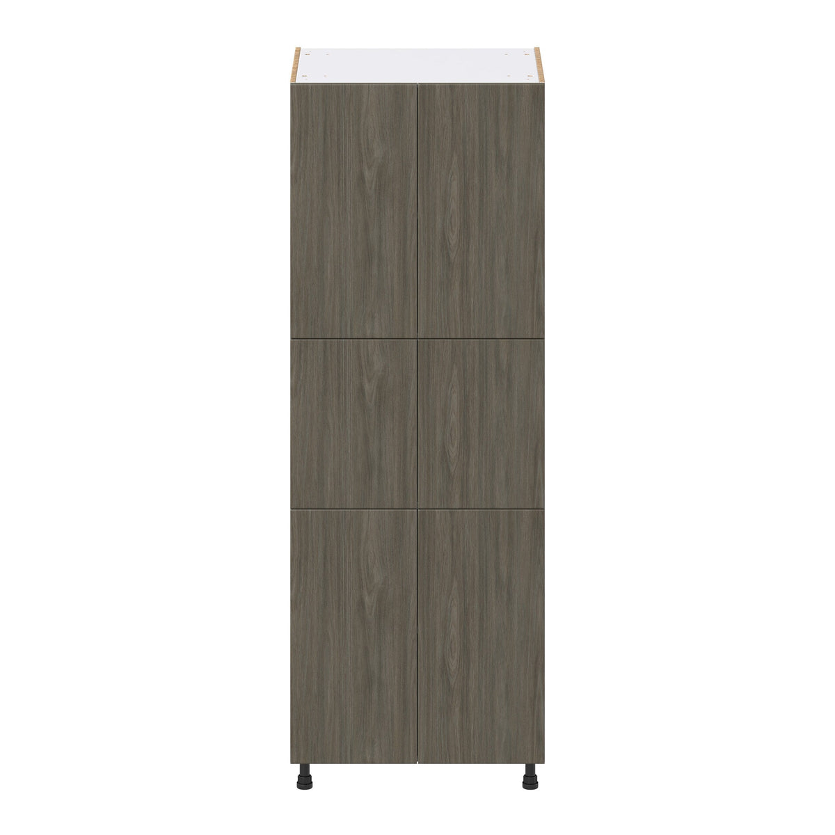 Hugo&Borg Savane 30-in W x 84.5-in H x 24-in D Textmel Pantry Fully Assembled Cabinet (Flat Panel Slab Door Style)