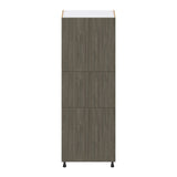 Hugo&Borg Savane 30-in W x 84.5-in H x 24-in D Textmel Pantry Fully Assembled Cabinet (Flat Panel Slab Door Style)