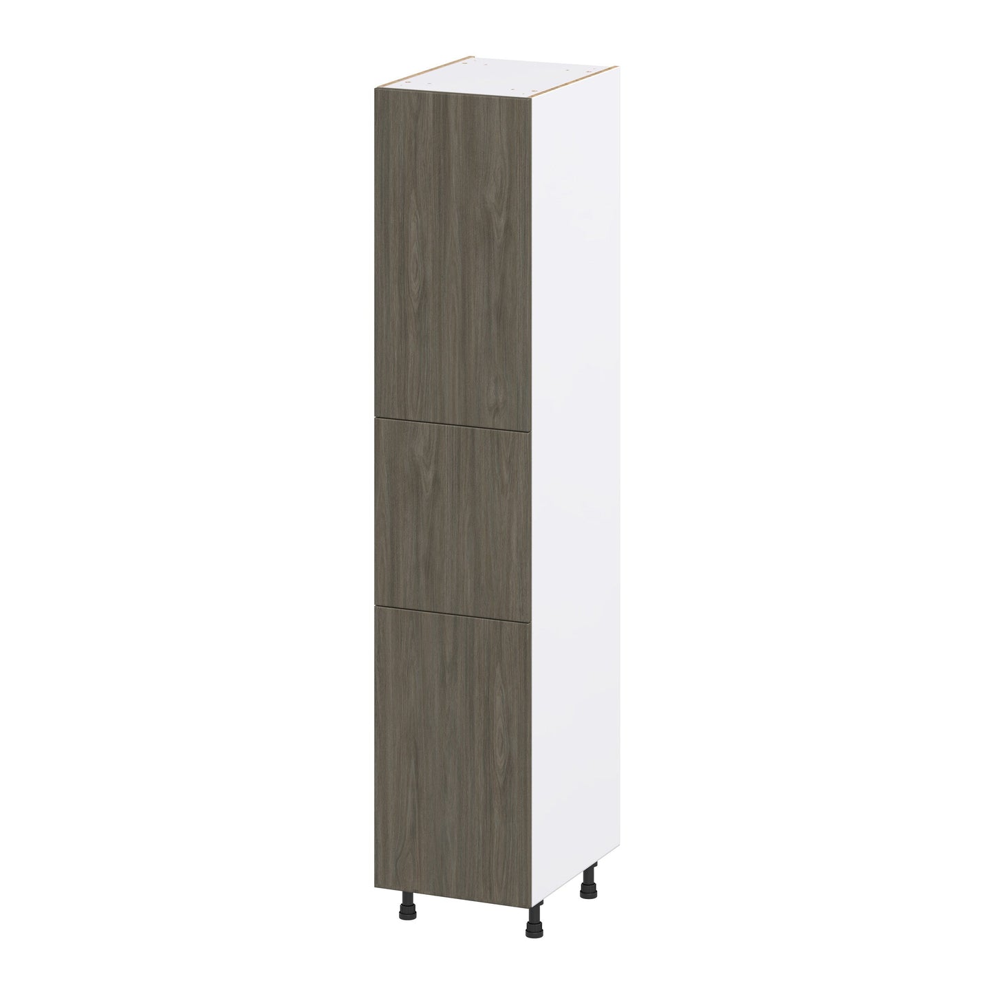 Hugo&Borg Savane 18-in W x 89.5-in H x 24-in D Textmel Pantry Fully Assembled Cabinet (Flat Panel Slab Door Style)