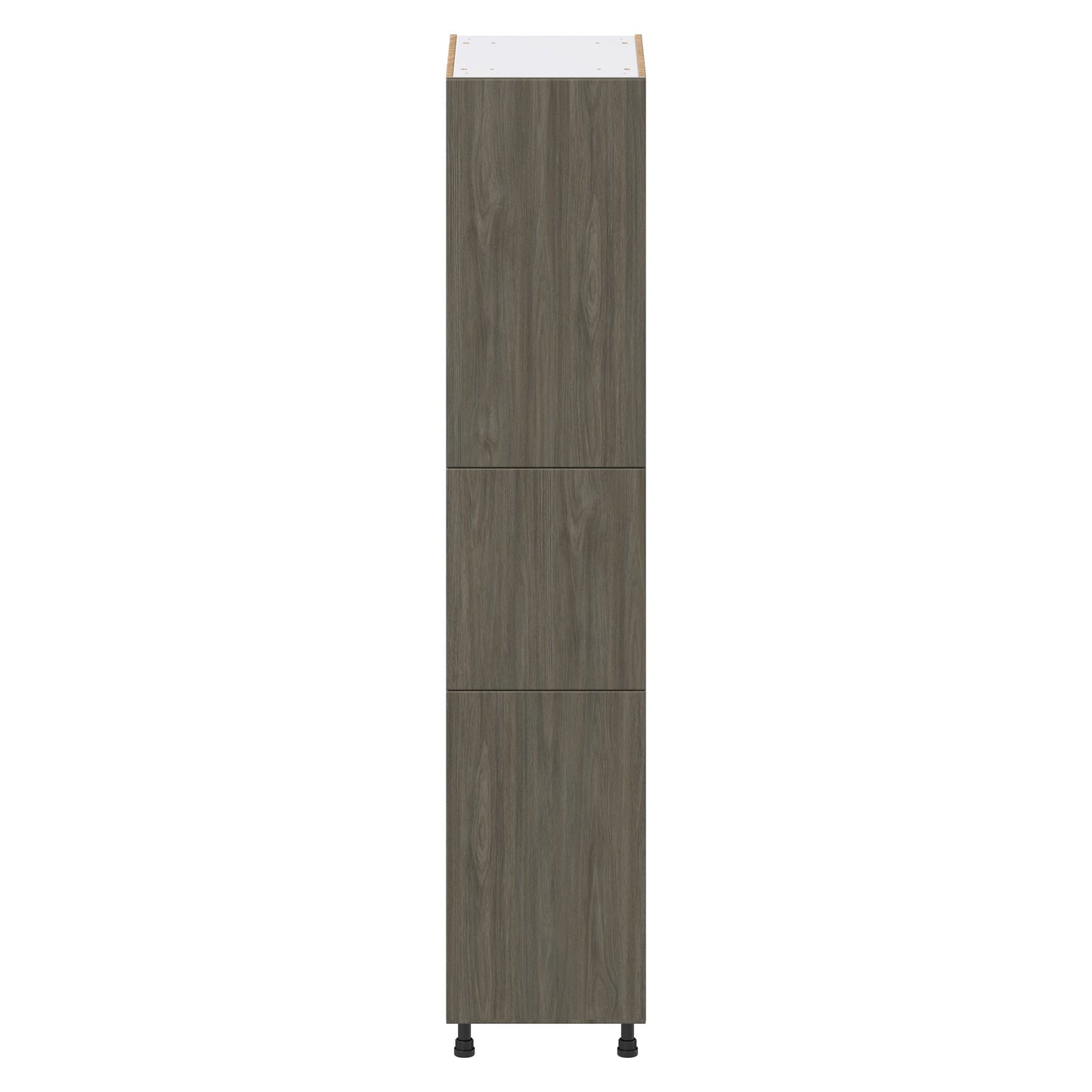 Hugo&Borg Savane 18-in W x 89.5-in H x 24-in D Textmel Pantry Fully Assembled Cabinet (Flat Panel Slab Door Style)