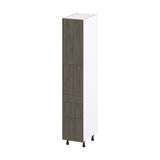 Hugo&Borg Savane 15-in W x 84.5-in H x 24-in D Textmel 5-Drawer Pantry Fully Assembled Cabinet (Flat Panel Slab Style)