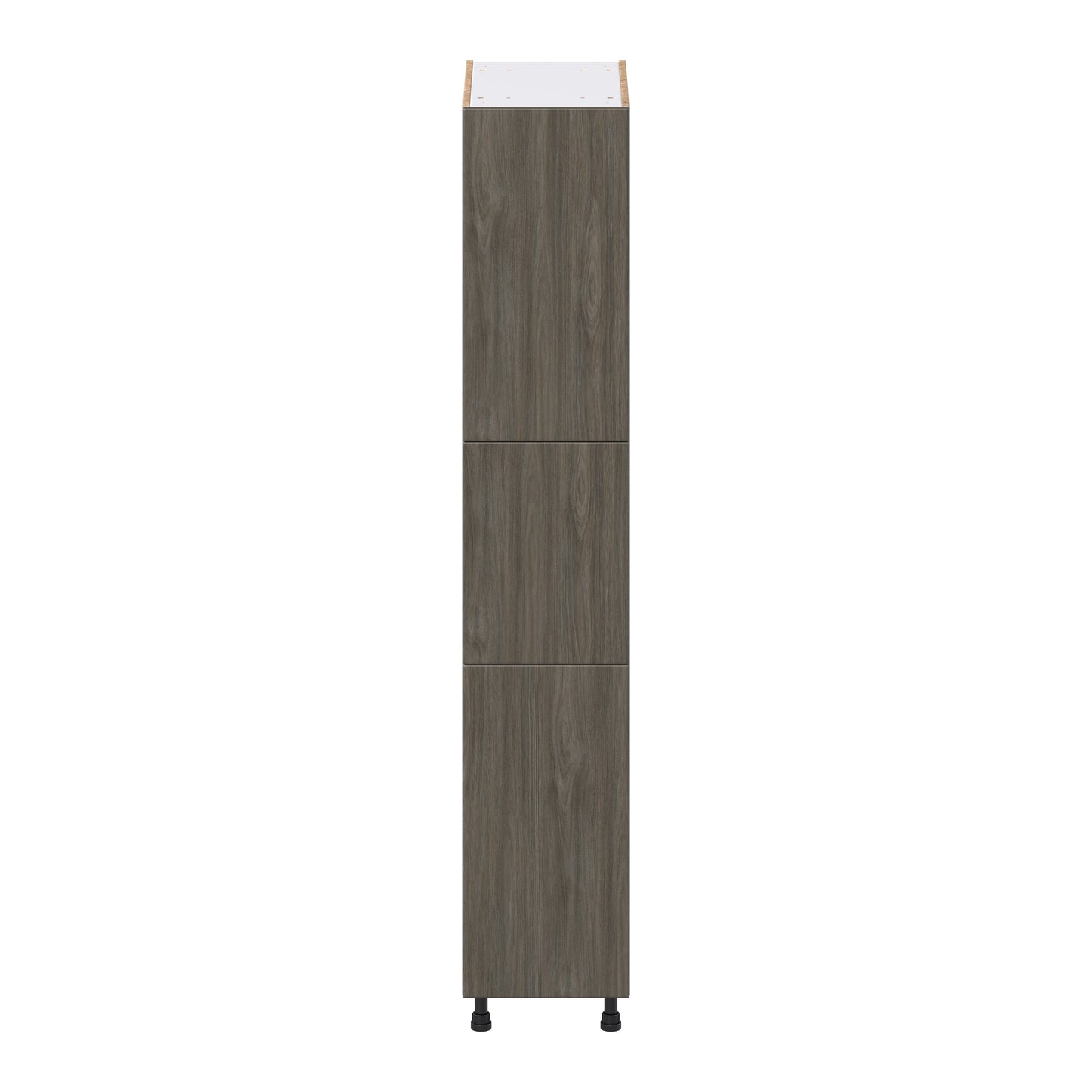 Hugo&Borg Savane 15-in W x 84.5-in H x 24-in D Textmel Pantry Fully Assembled Cabinet (Flat Panel Slab Door Style)