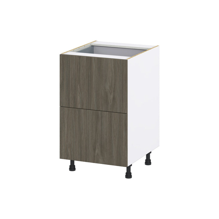 Hugo&Borg Savane 21-in W x 34.5-in H x 24-in D Textmel 3-Drawer Base Fully Assembled Cabinet (Flat Panel Style)
