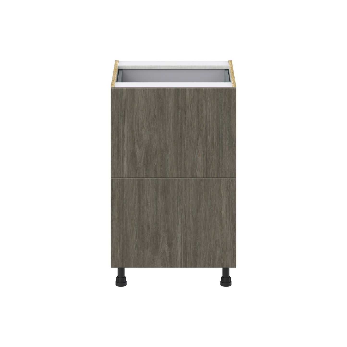 Hugo&Borg Savane 21-in W x 34.5-in H x 24-in D Textmel 3-Drawer Base Fully Assembled Cabinet (Flat Panel Style)