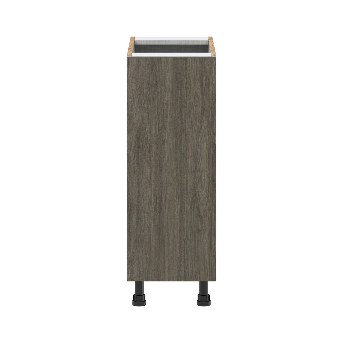 Hugo&Borg Savane 12-in W x 34.5-in H x 24-in D Textmel Base Fully Assembled Cabinet (Flat Panel Slab Door Style)