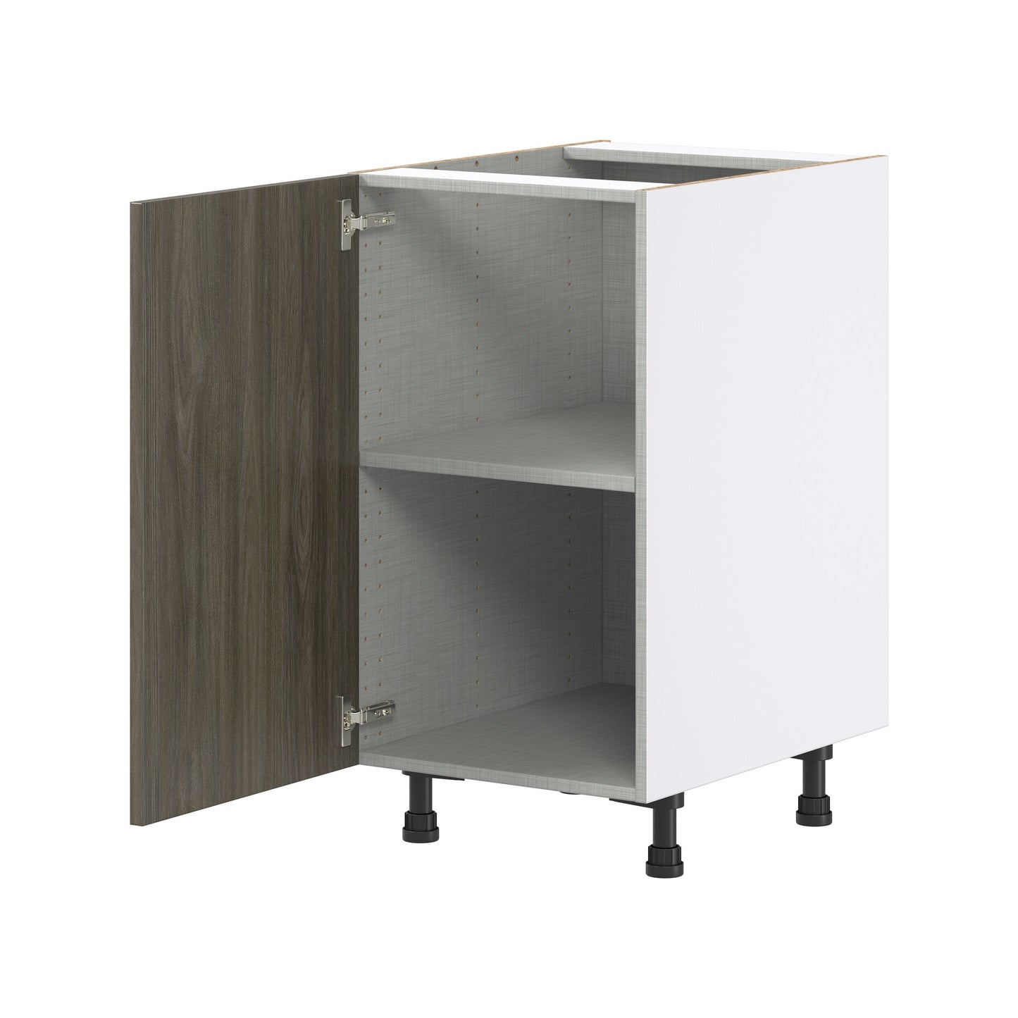 Hugo&Borg Savane 18-in W x 34.5-in H x 24-in D Textmel Base Fully Assembled Cabinet (Flat Panel Slab Door Style)