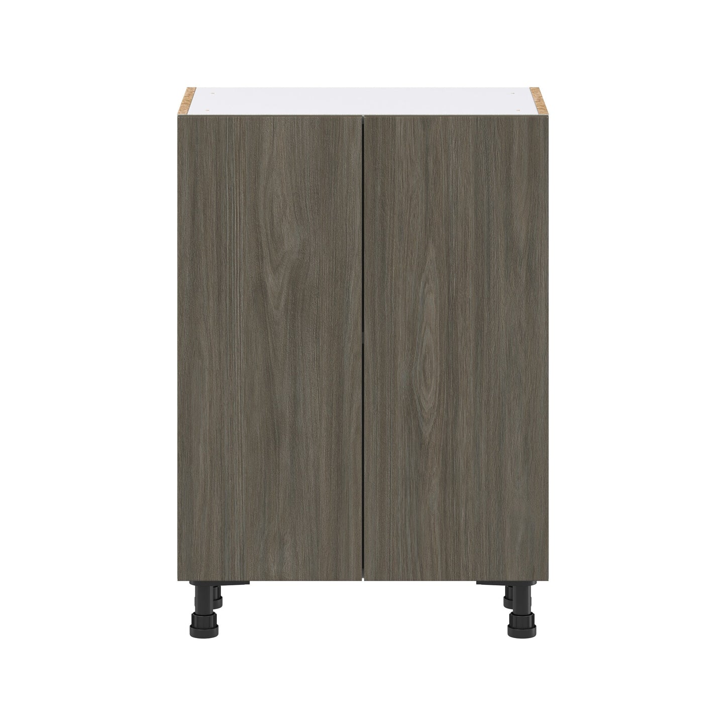 Hugo&Borg Savane 24-in W x 34.5-in H x 14-in D Textmel Base Fully Assembled Cabinet (Flat Panel Slab Door Style)