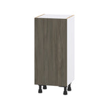 Hugo&Borg Savane 15-in W x 34.5-in H x 14-in D Textmel 3-Drawers Base Fully Assembled Cabinet (Flat Panel Slab Style)