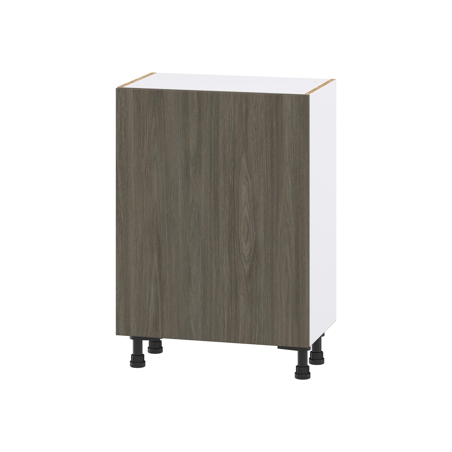 Hugo&Borg Savane 24-in W x 34.5-in H x 14-in D Textmel 3-Drawers Base Fully Assembled Cabinet (Flat Panel Slab Style)