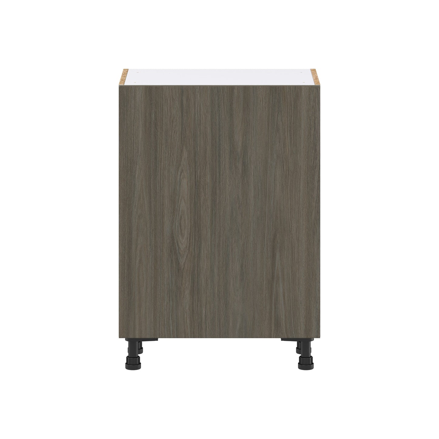 Hugo&Borg Savane 24-in W x 34.5-in H x 14-in D Textmel 3-Drawers Base Fully Assembled Cabinet (Flat Panel Slab Style)