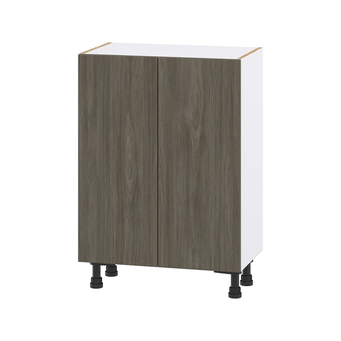 Hugo&Borg Savane 24-in W x 34.5-in H x 14-in D Textmel 3-Drawers Base Fully Assembled Cabinet (Flat Panel Slab Style)