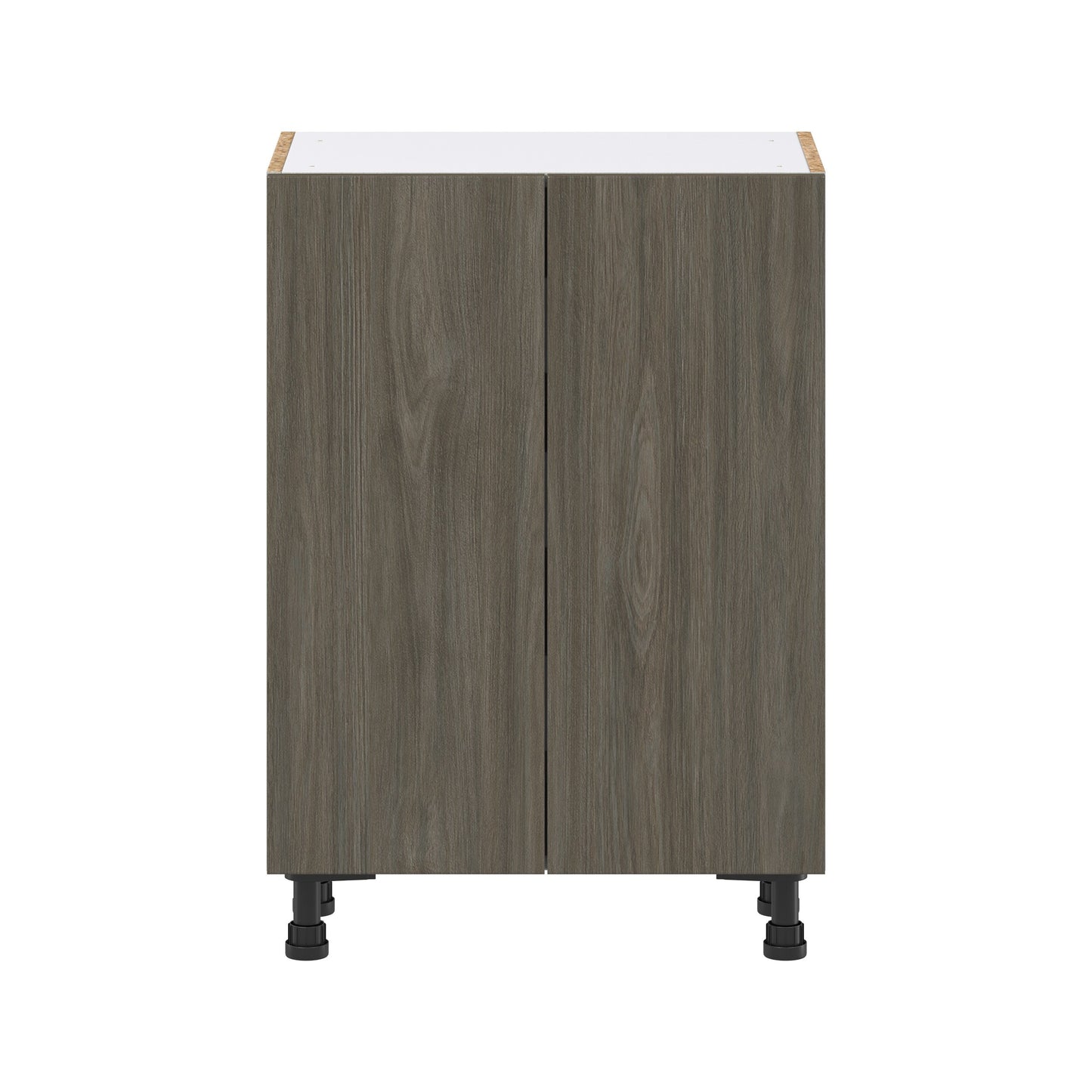 Hugo&Borg Savane 24-in W x 34.5-in H x 14-in D Textmel 3-Drawers Base Fully Assembled Cabinet (Flat Panel Slab Style)