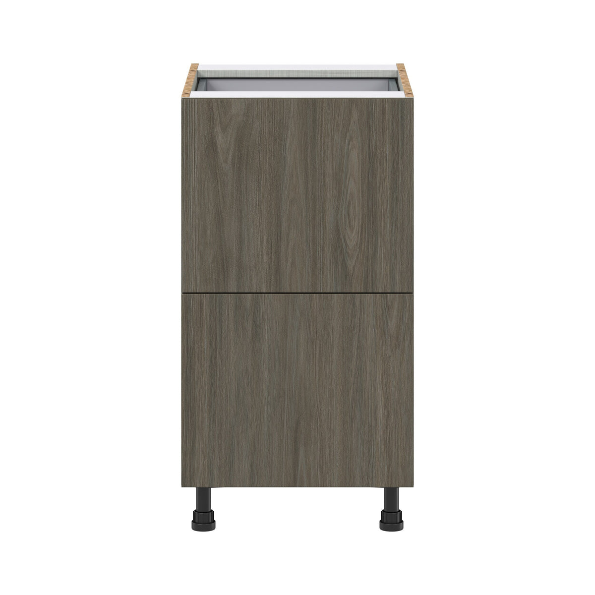 Hugo&Borg Savane 18-in W x 34.5-in H x 24-in D Textmel 3-Drawer Base Fully Assembled Cabinet (Flat Panel Style)