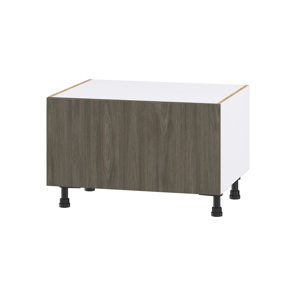 Hugo&Borg Savane 30-in W x 19.5-in H x 24-in D Textmel 1-Drawer Base Fully Assembled Cabinet (Flat Panel Style)