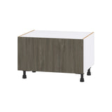 Hugo&Borg Savane 30-in W x 19.5-in H x 24-in D Textmel 1-Drawer Base Fully Assembled Cabinet (Flat Panel Style)