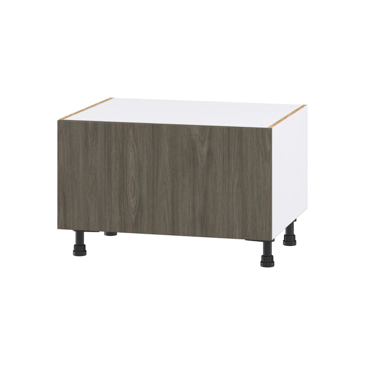 Hugo&Borg Savane 30-in W x 19.5-in H x 24-in D Textmel 1-Drawer Base Fully Assembled Cabinet (Flat Panel Style)