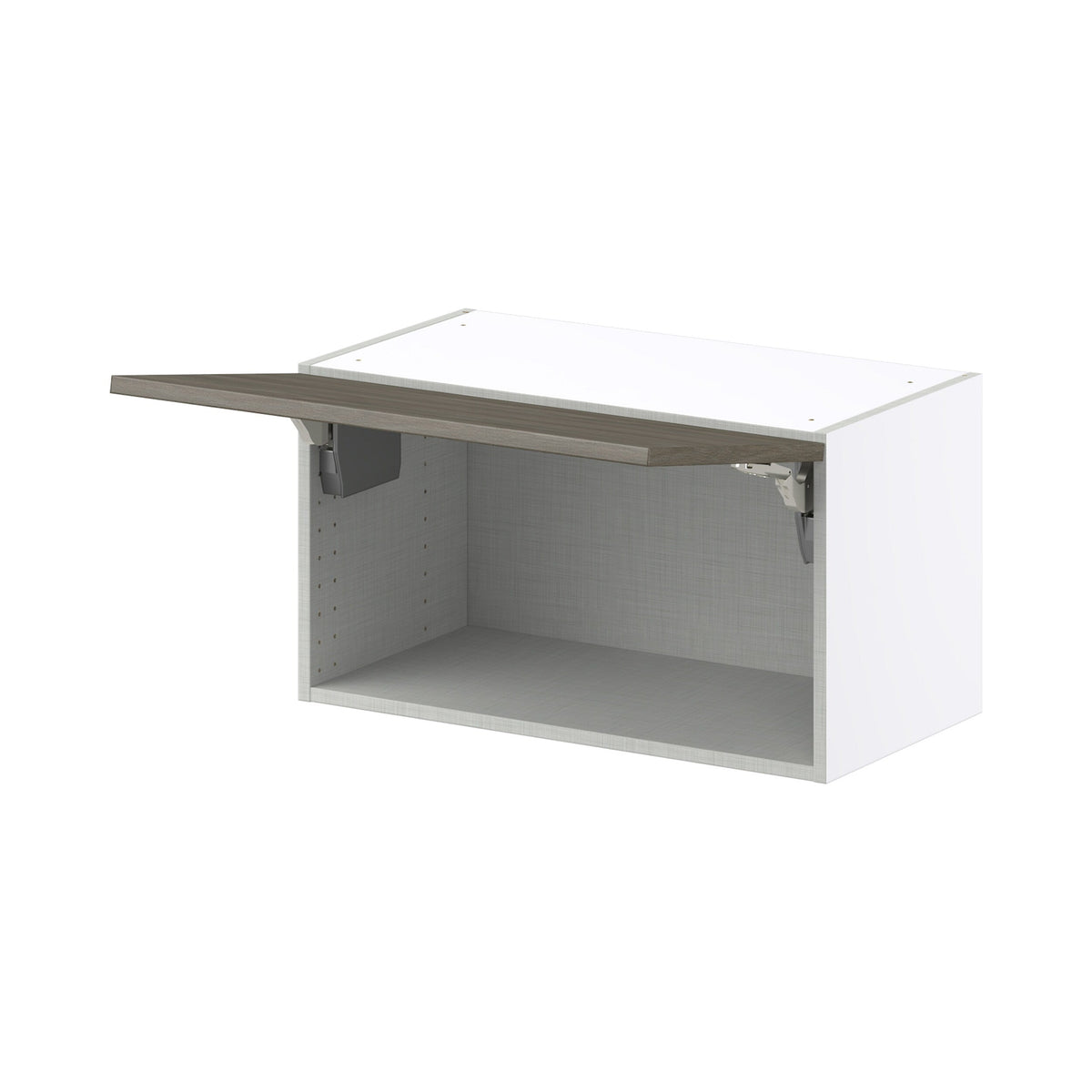 Hugo&Borg Savane 27-in W x 15-in H x 14-in D Textmel Wall Fully Assembled Cabinet (Flat Panel Slab Door Style)