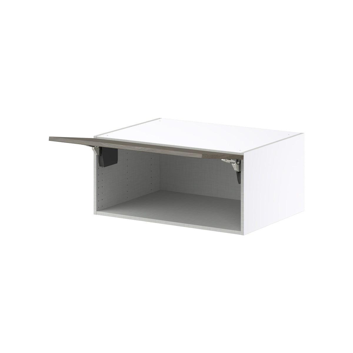 Hugo&Borg Savane 33-in W x 15-in H x 24-in D Textmel Wall Fully Assembled Cabinet (Flat Panel Slab Door Style)