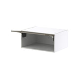 Hugo&Borg Savane 33-in W x 15-in H x 24-in D Textmel Wall Fully Assembled Cabinet (Flat Panel Slab Door Style)