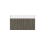 Hugo&Borg Savane 33-in W x 15-in H x 24-in D Textmel Wall Fully Assembled Cabinet (Flat Panel Slab Door Style)