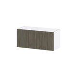 Hugo&Borg Savane 33-in W x 15-in H x 14-in D Textmel Wall Fully Assembled Cabinet (Flat Panel Slab Door Style)