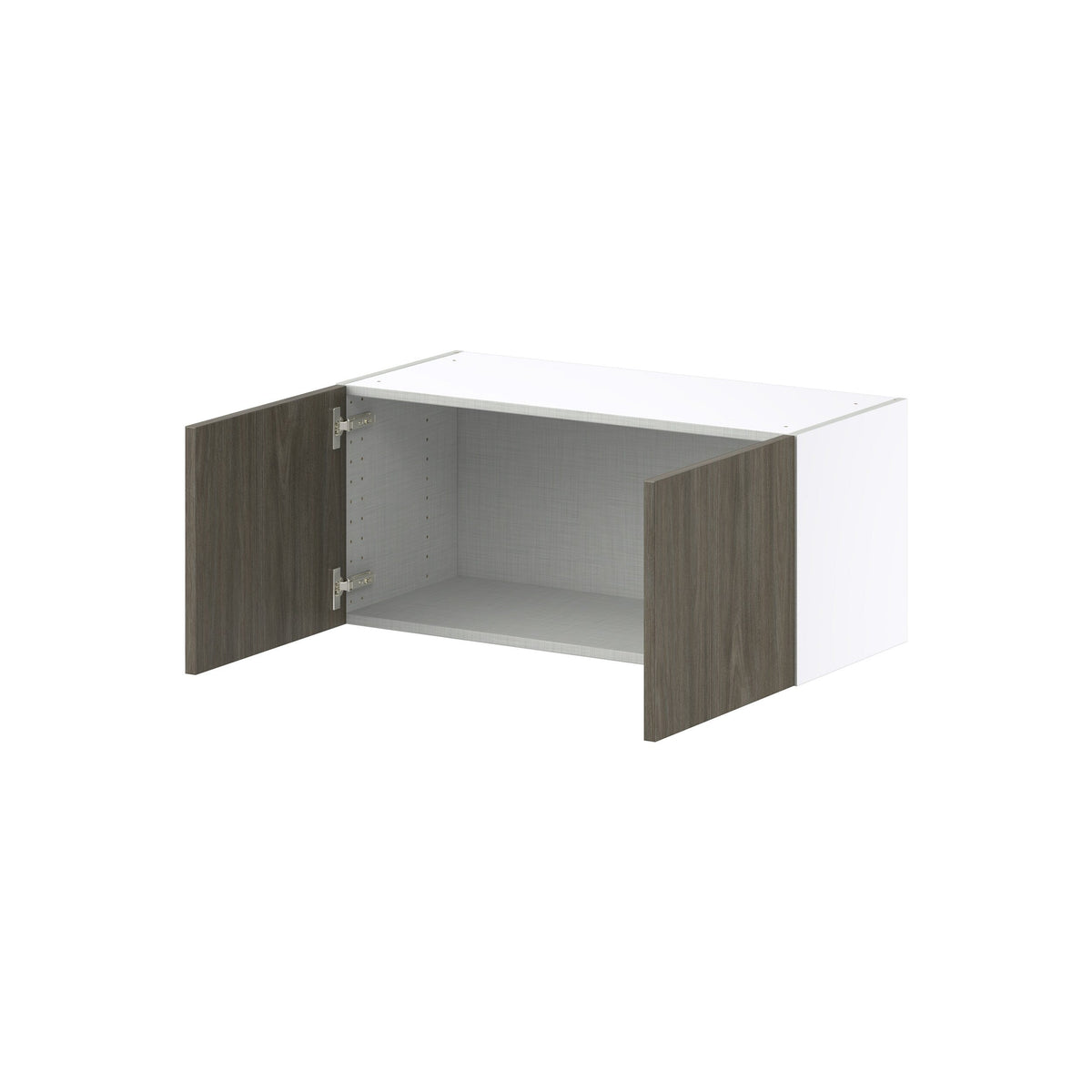 Hugo&Borg Savane 33-in W x 15-in H x 14-in D Textmel Wall Fully Assembled Cabinet (Flat Panel Slab Door Style)