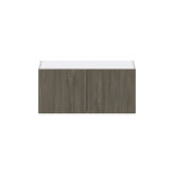 Hugo&Borg Savane 33-in W x 15-in H x 14-in D Textmel Wall Fully Assembled Cabinet (Flat Panel Slab Door Style)