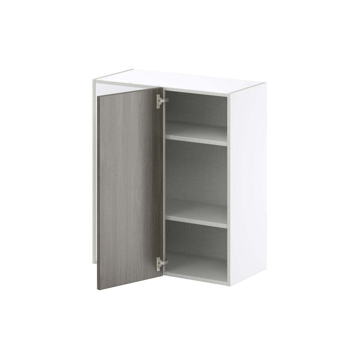 Hugo&Borg Savane 30-in W x 35-in H x 14-in D Textmel Wall Fully Assembled Cabinet (Flat Panel Slab Door Style)