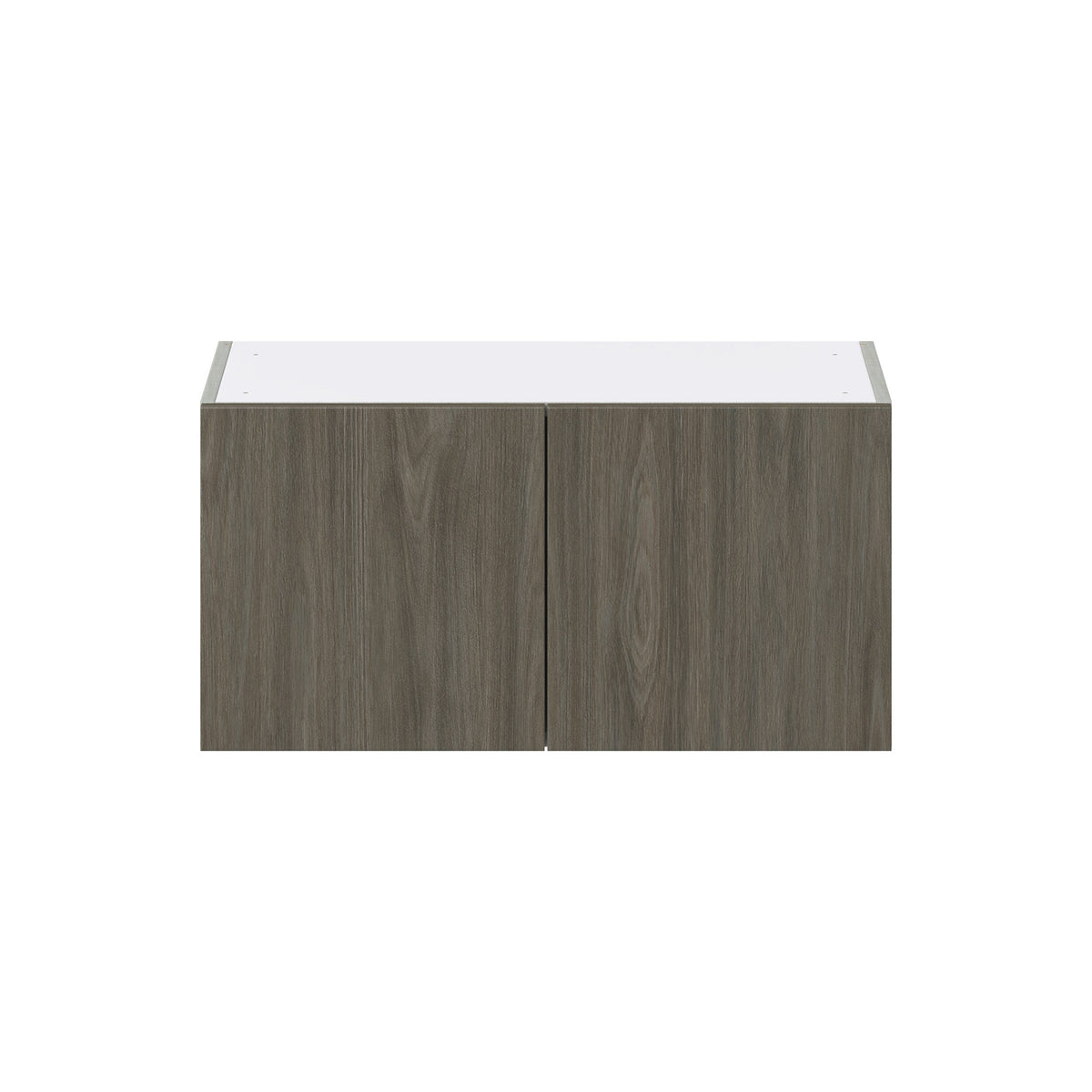 Hugo&Borg Savane 30-in W x 15-in H x 14-in D Textmel Wall Fully Assembled Cabinet (Flat Panel Slab Door Style)