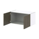 Hugo&Borg Savane 30-in W x 15-in H x 14-in D Textmel Wall Fully Assembled Cabinet (Flat Panel Slab Door Style)