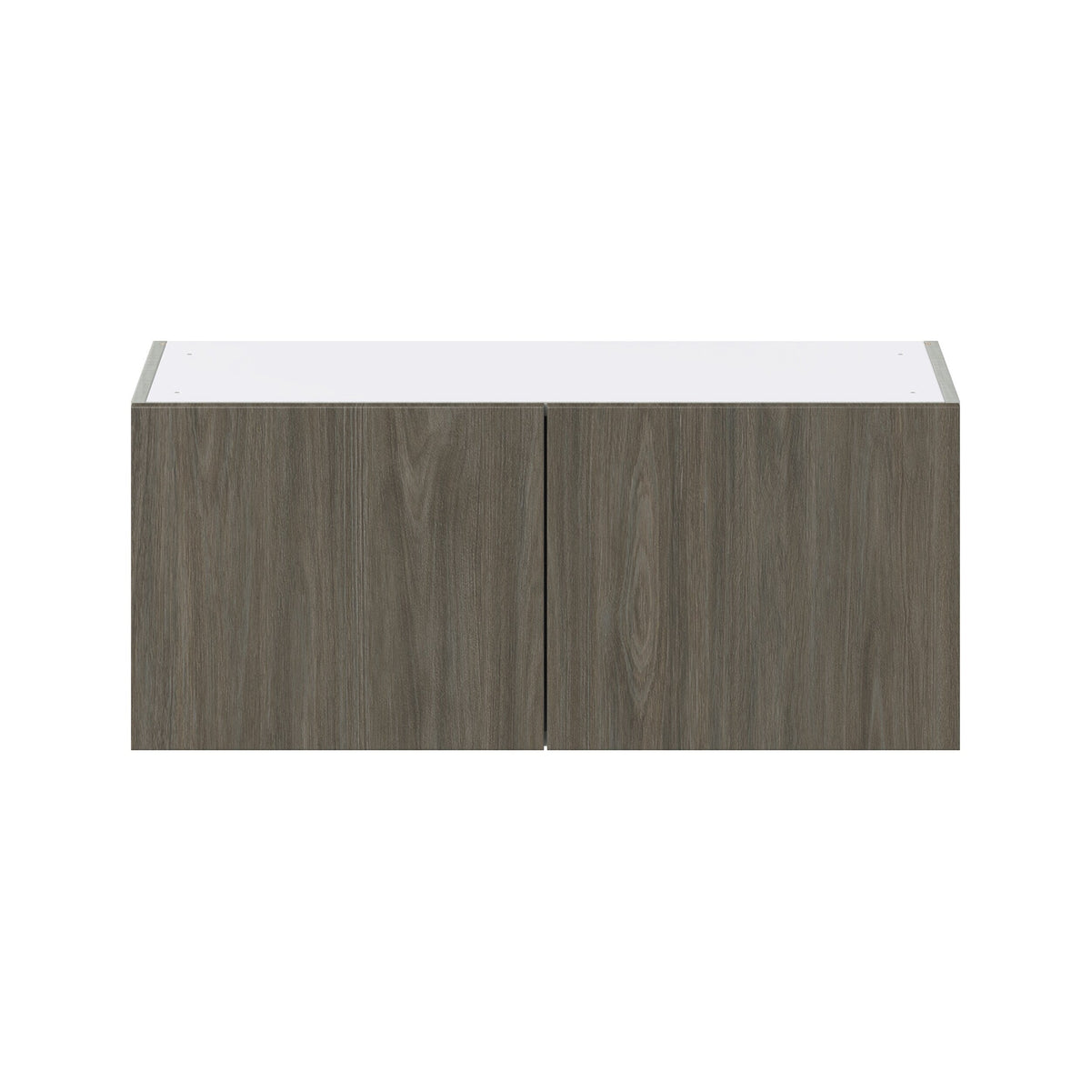 Hugo&Borg Savane 36-in W x 15-in H x 14-in D Textmel Wall Fully Assembled Cabinet (Flat Panel Slab Door Style)