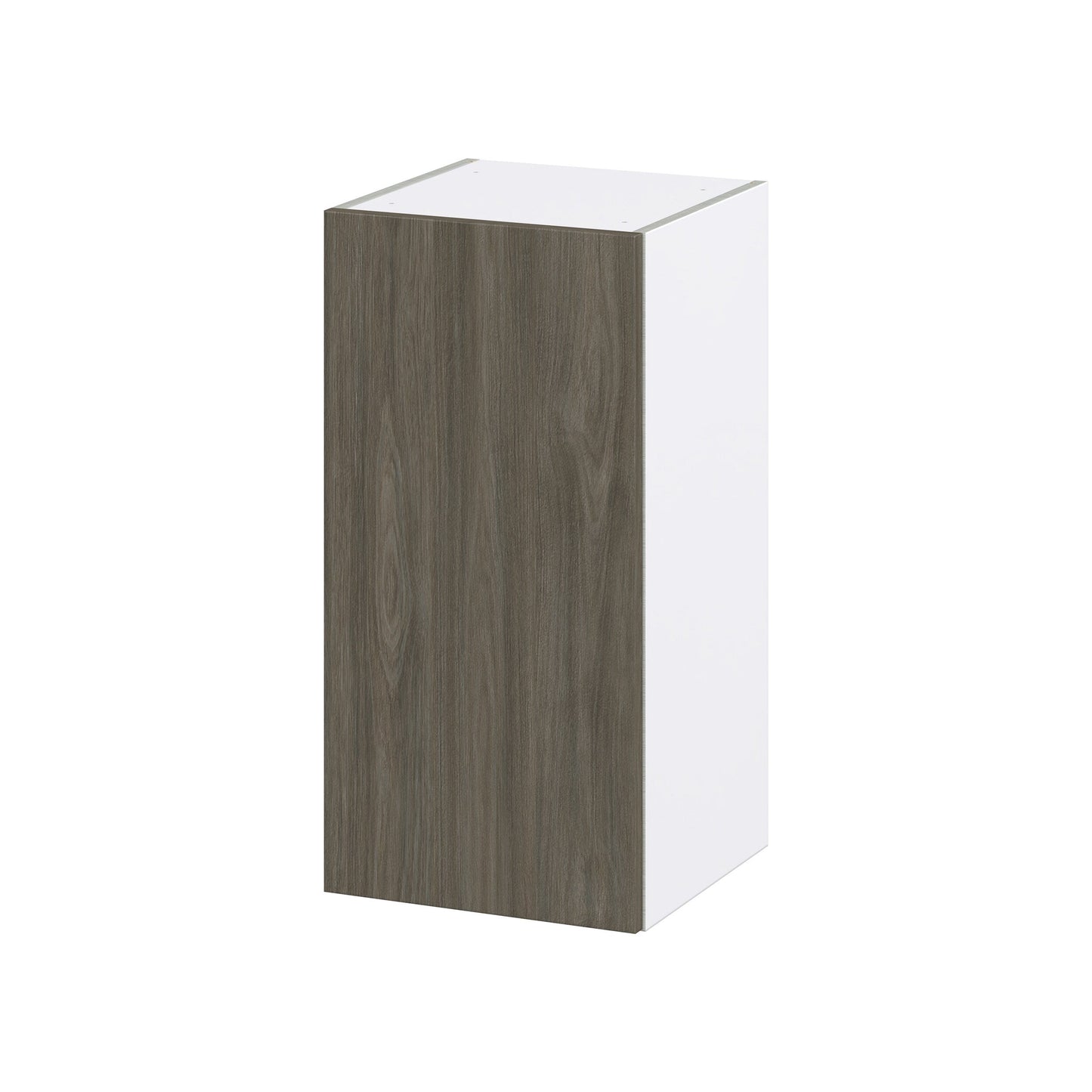 Hugo&Borg Savane 15-in W x 30-in H x 14-in D Textmel Wall Fully Assembled Cabinet (Flat Panel Slab Door Style)