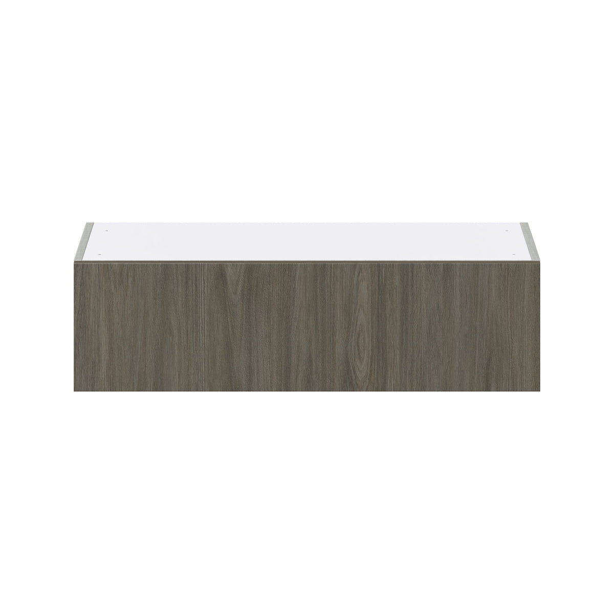 Hugo&Borg Savane 36-in W x 10-in H x 14-in D Textmel Wall Fully Assembled Cabinet (Flat Panel Slab Door Style)