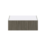 Hugo&Borg Savane 30-in W x 10-in H x 24-in D Textmel Wall Fully Assembled Cabinet (Flat Panel Slab Door Style)