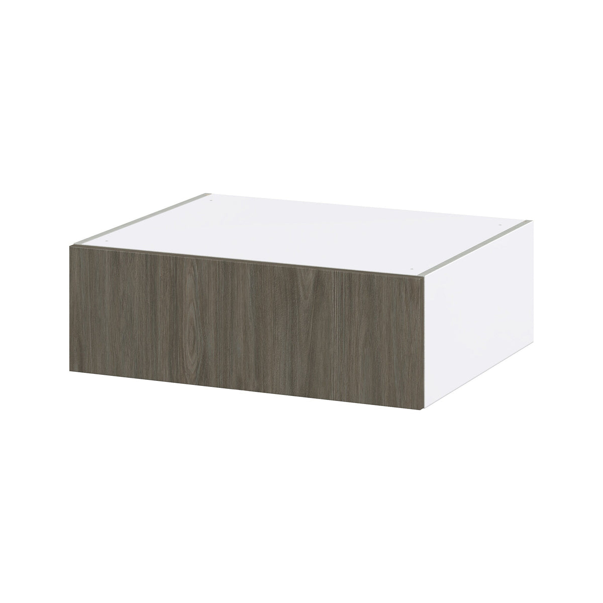 Hugo&Borg Savane 30-in W x 10-in H x 24-in D Textmel Wall Fully Assembled Cabinet (Flat Panel Slab Door Style)