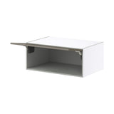 Hugo&Borg Savane 36-in W x 15-in H x 24-in D Textmel Wall Fully Assembled Cabinet (Flat Panel Slab Door Style)