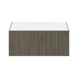 Hugo&Borg Savane 36-in W x 15-in H x 24-in D Textmel Wall Fully Assembled Cabinet (Flat Panel Slab Door Style)