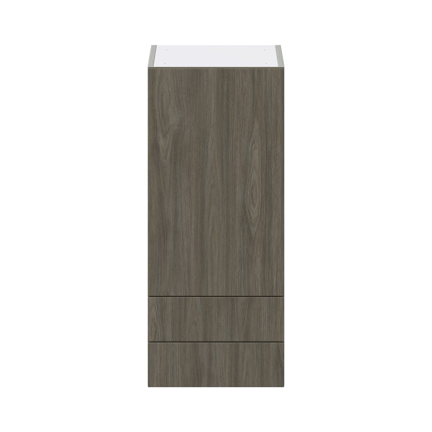 Hugo&Borg Savane 15-in W x 35-in H x 14-in D Textmel 2-Drawers Wall Fully Assembled Cabinet (Flat Panel Slab Style)