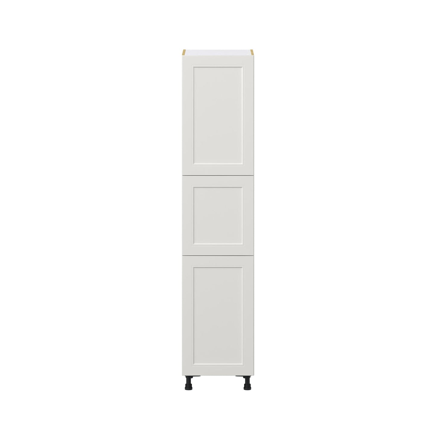 Hugo&Borg Belcourt 18-in W x 84.5-in H x 24-in D Gray Painted Pantry Fully Assembled Cabinet (Recessed Panel Shaker Door Style)