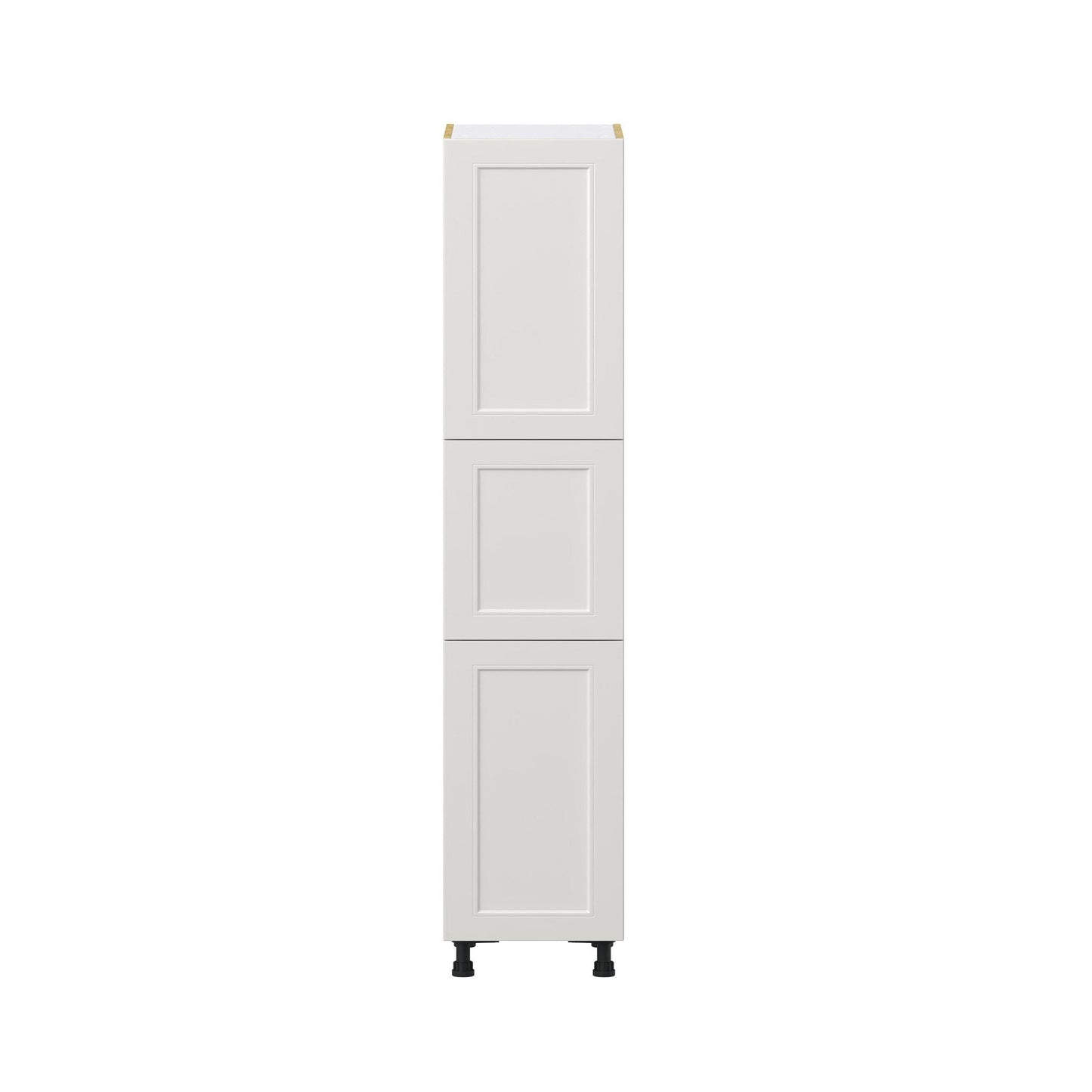Hugo&Borg Belcourt 18-in W x 89.5-in H x 24-in D Gray Painted Pantry Fully Assembled Cabinet (Recessed Panel Shaker Door Style)
