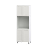 Hugo&Borg Belcourt 30-in W x 89.5-in H x 24-in D Gray Painted Single Oven Pantry Fully Assembled Cabinet (Recessed Panel Shaker Style)