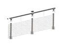 CityPost Deck Mount Bronze Steel Deck Cable Rail Kit