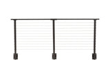 CityPost Face Mount x 36-in Bronze Steel Deck Cable Rail Kit